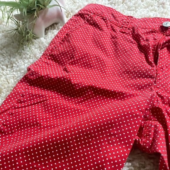 Pants - Gloria Vanderbilt Polkadot Vintage pinup red and white capris spotted 20…